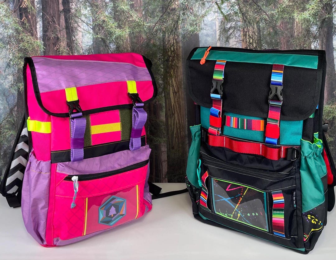 Medium Custom Flap Backpack - Choose Your Own Colors - Made to Order - Etsy