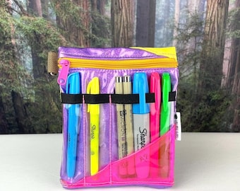 Houder voor pennen en mininotitieboekjes - op bestelling gemaakt