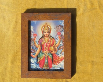 Encadré 1990's Card of Lakshmi.