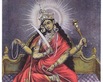 ヴィシュヌ - 大型ヴィンテージスタイルのインドのヒンドゥー教の信仰