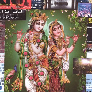 Collage Art ... Krishna Radha Rave. - Etsy