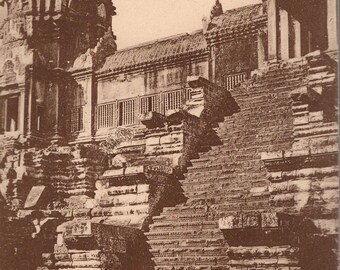 Antique Postcard - Angkor Vat