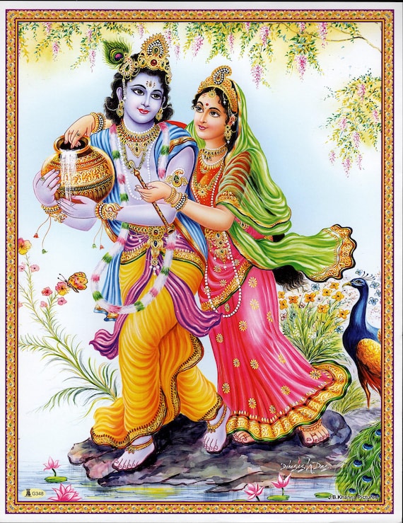 クリシュナアート、クリシュナとラーダーヴィンテージスタイルの