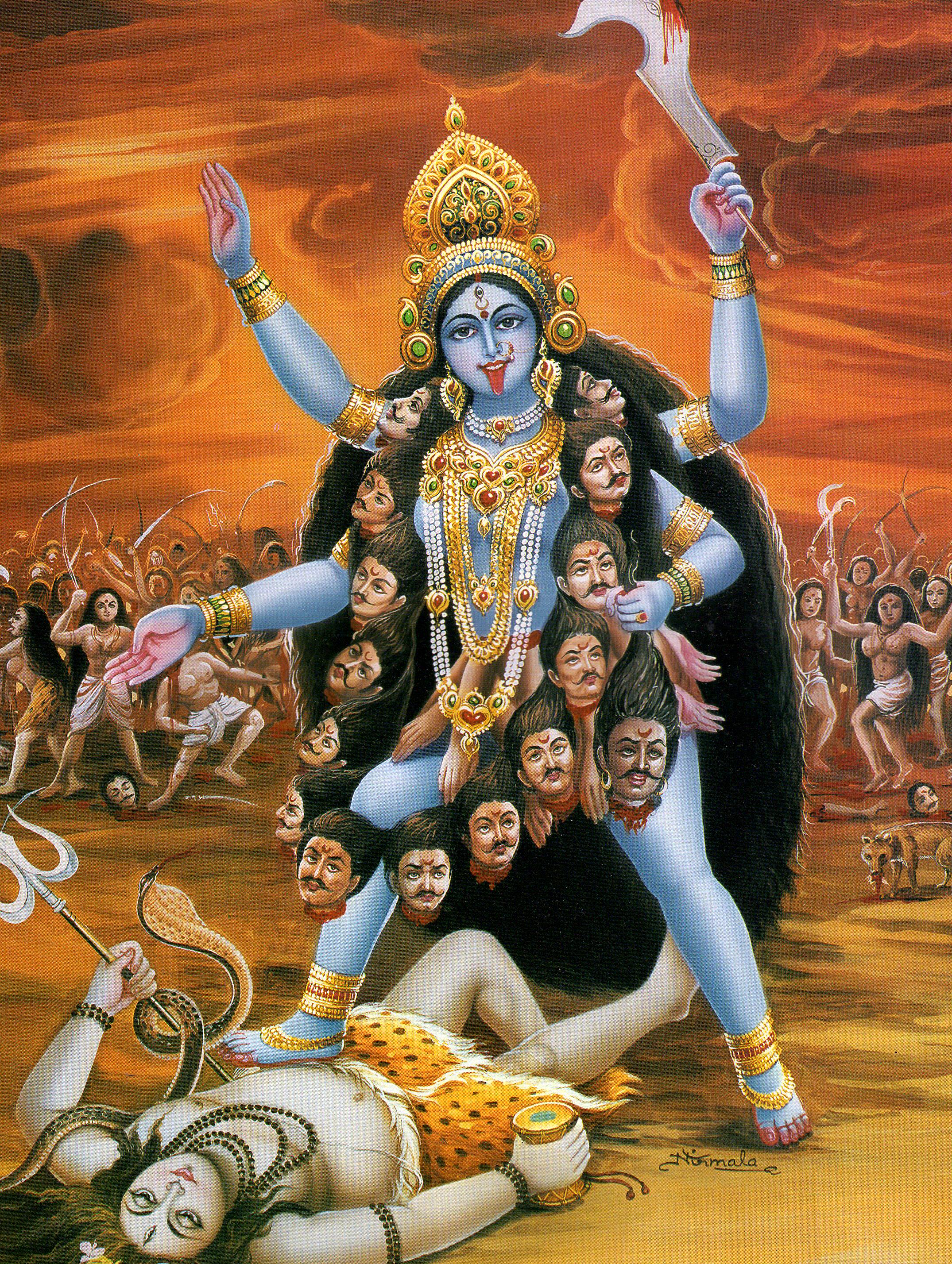 本日期間限定価格　呪物　魔術古代金銅仏ヒンドゥー教　カーリー像 il_fullxfull.5822095299_3l7q.jpg