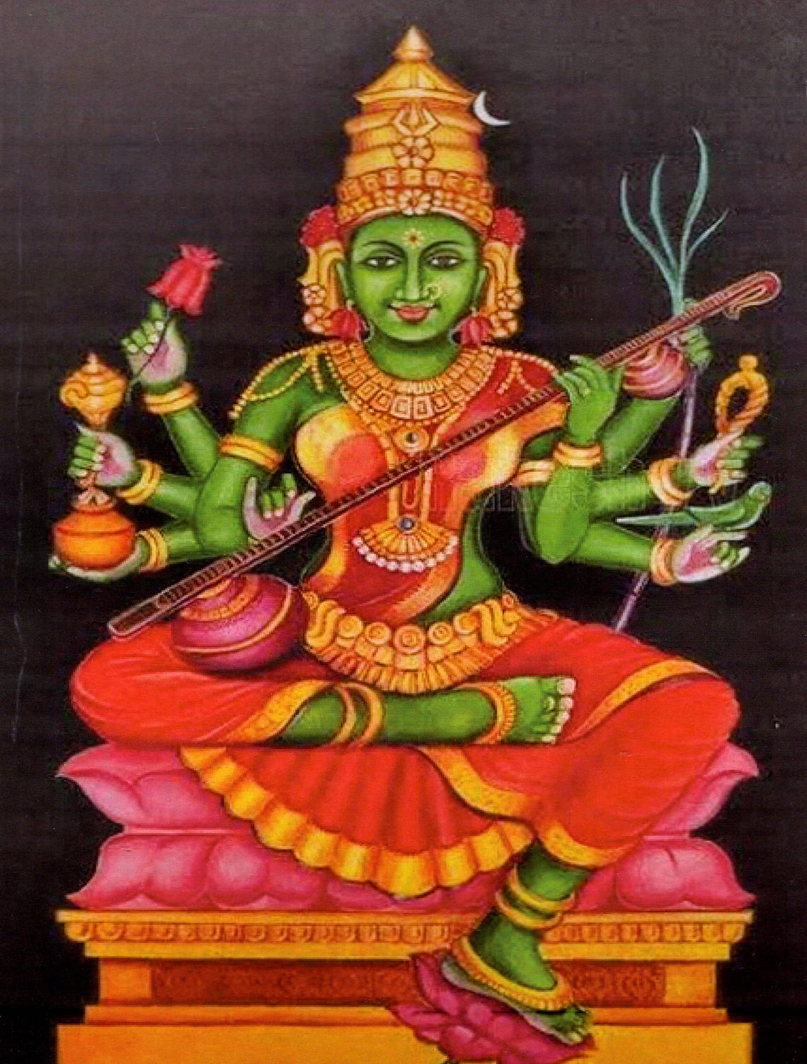 goddess-matangi-devi-vintage-style-indian-hindu-devotional-print