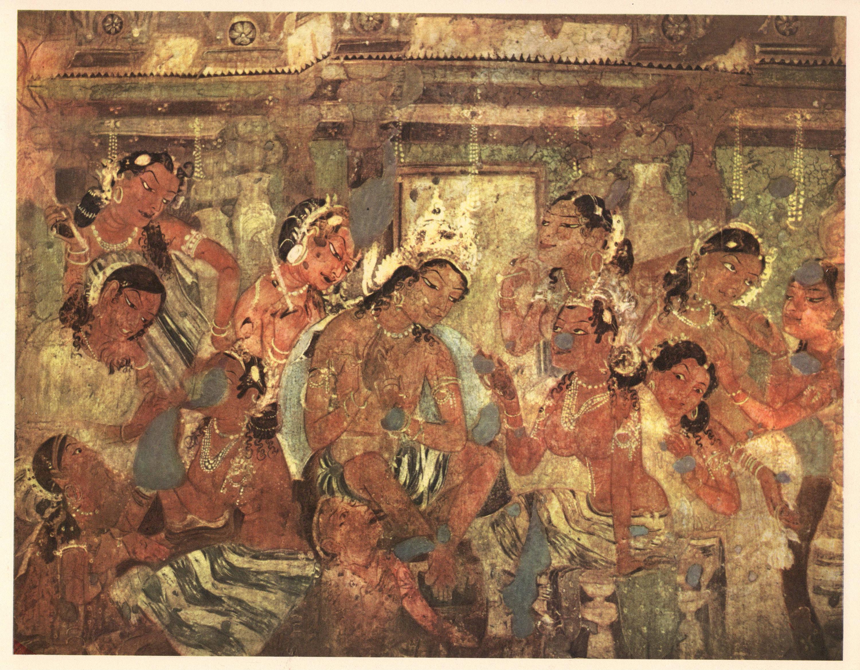 アジャンタの壁画 AJANTA MURALS Murals of Ajanta Cave - World History Encyclopedia