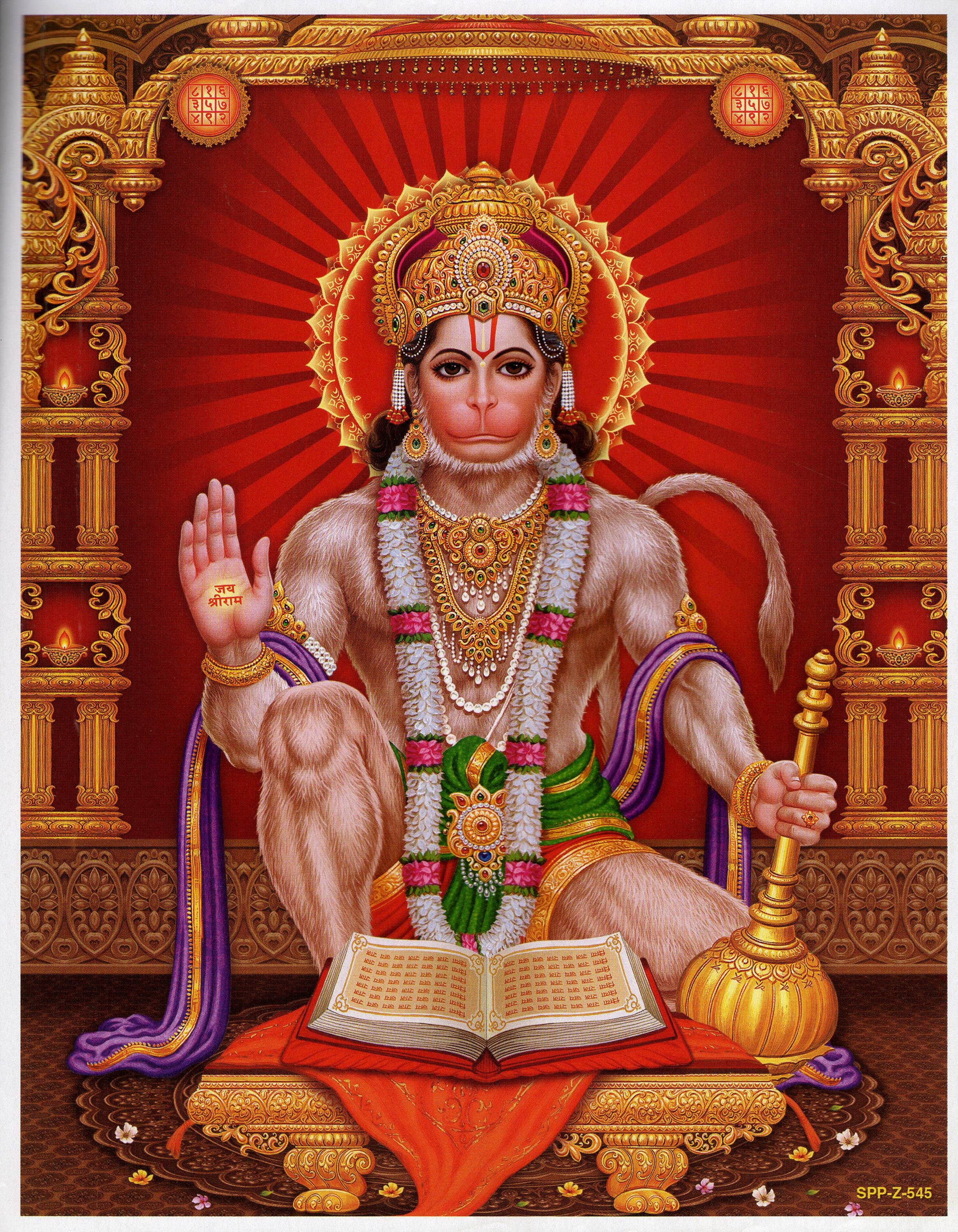 ハヌマーン…ビンテージスタイルのインドのヒンドゥー教の信仰の