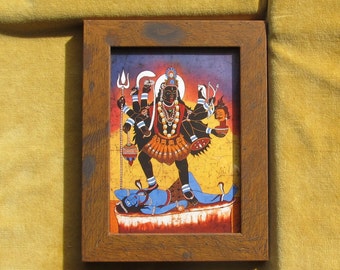Framed 1990's Card of Kali.