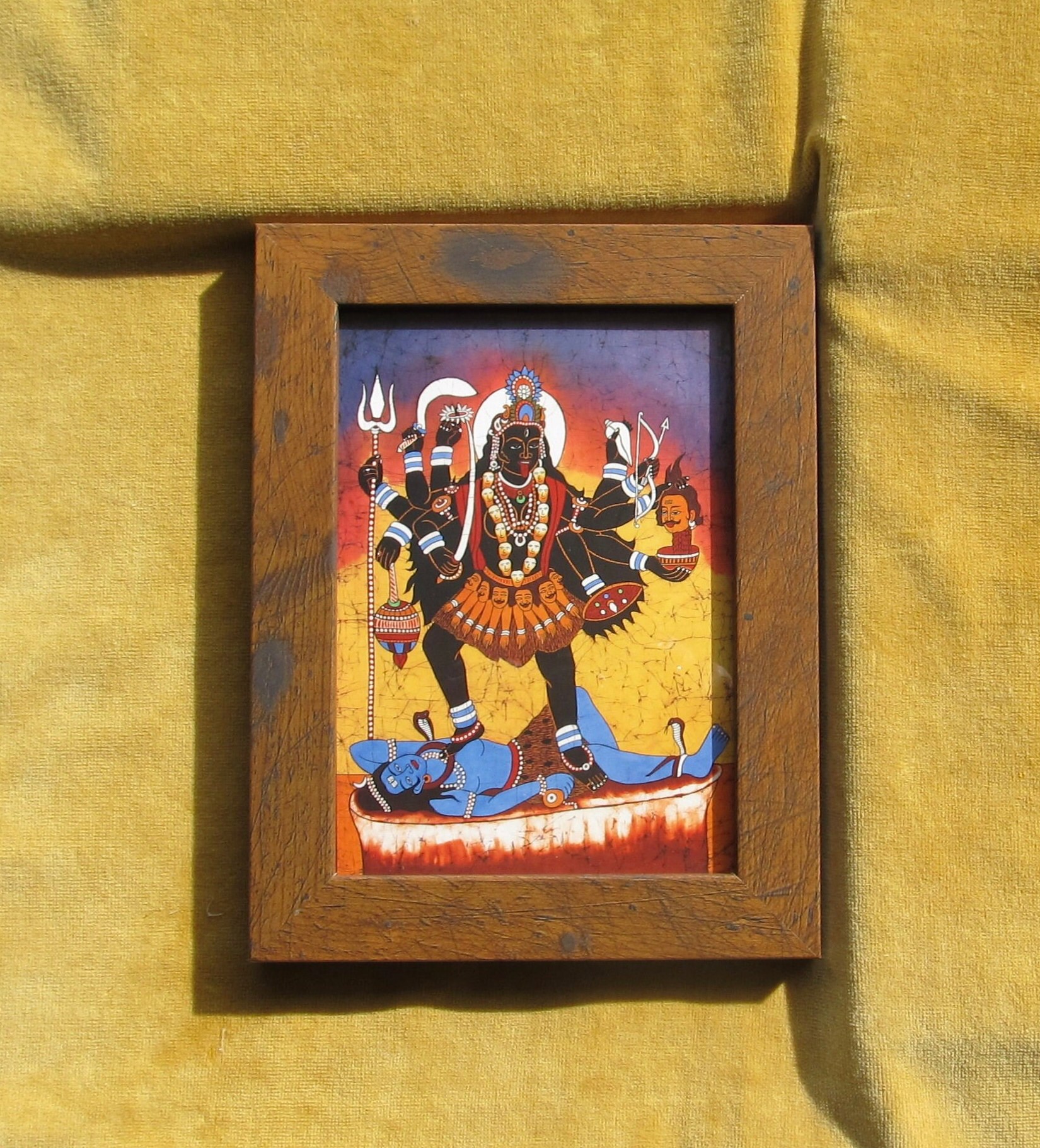 Framed 1990's Card of Kali. - Etsy