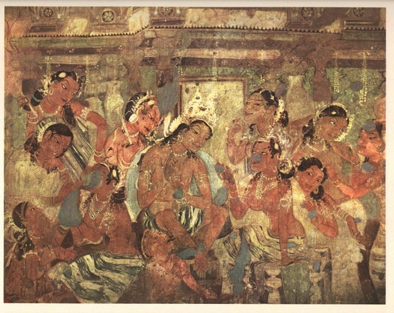 アジャンタの壁画 AJANTA MURALS アジャンタの壁画 AJANTA MURALS Ajanta Garden Paintings