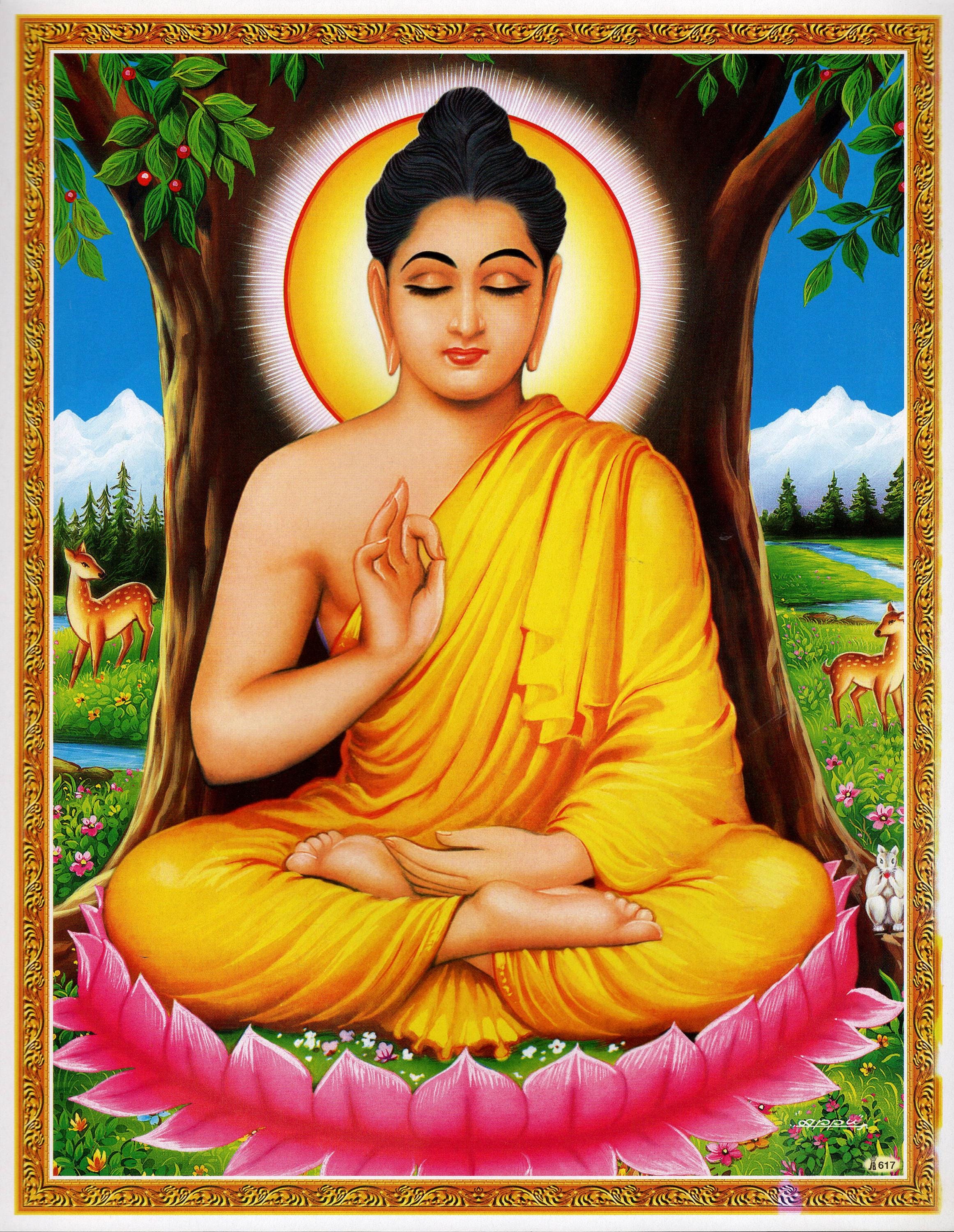 Buddha  Vintage-style Indian Devotional Poster Print - Etsy