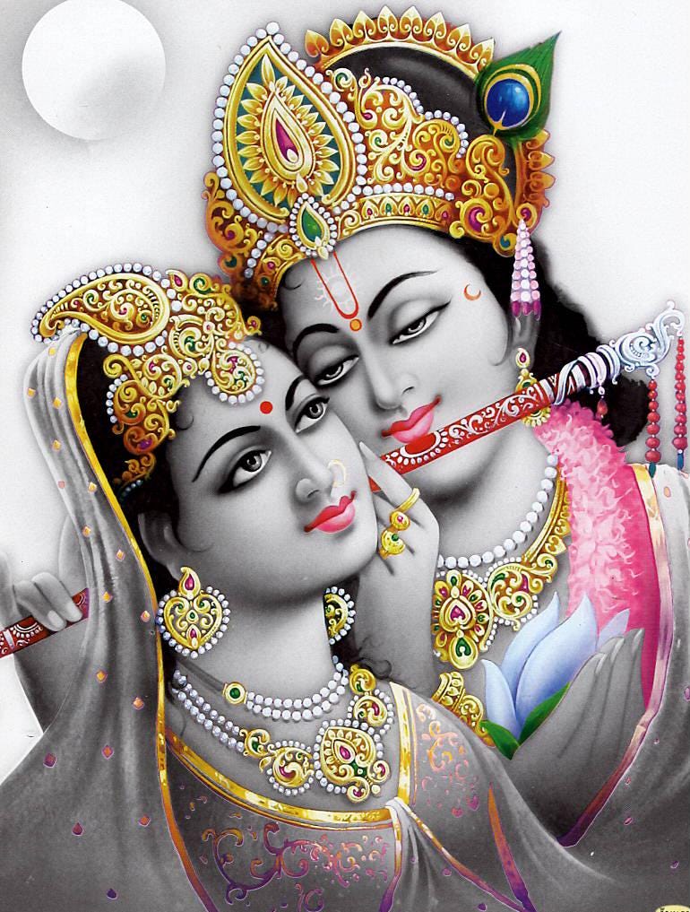 クリシュナアート、クリシュナとラーダーヴィンテージスタイルの