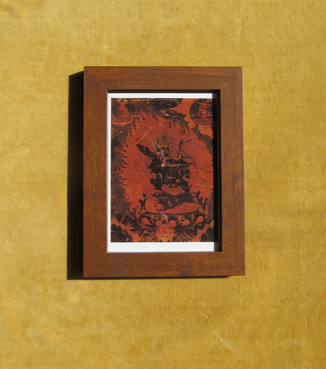 Framed 1990's Card of Yama. - Etsy Denmark