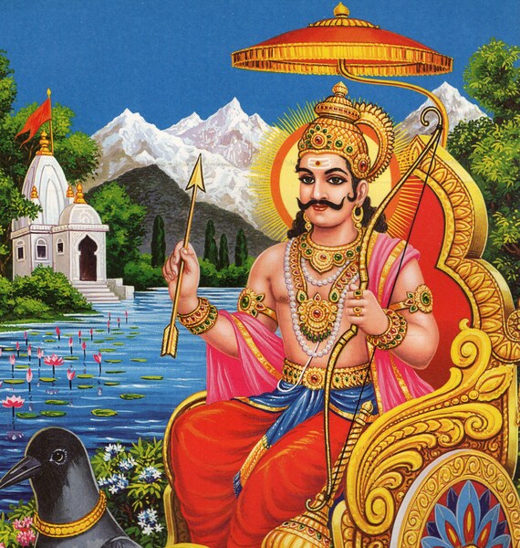 Sri Sanee Bhagavan vintage-style Indian Hindu Devotional Poster Print - Etsy Australia