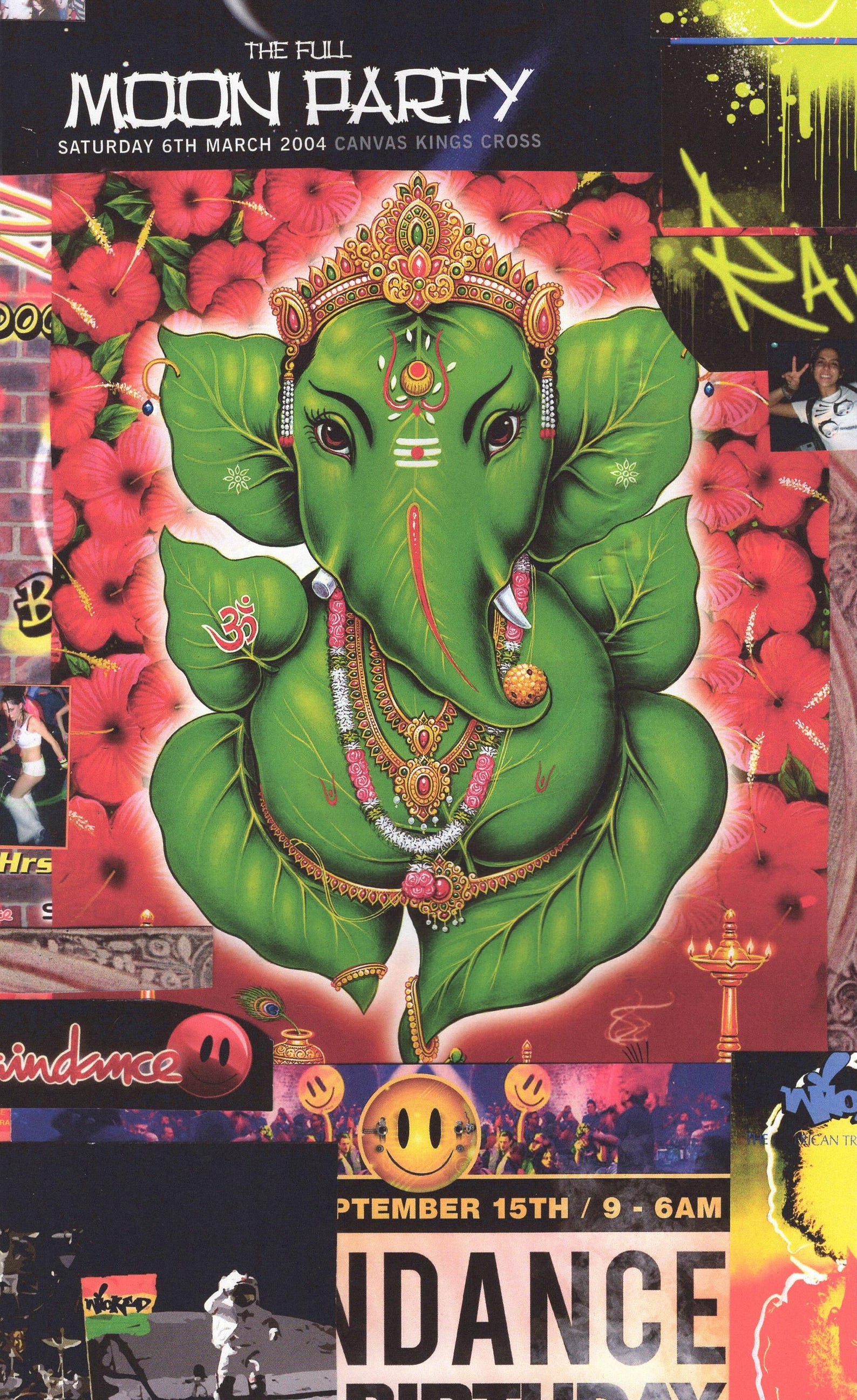 Collage Art ... Ganesh Rave #6. - Etsy