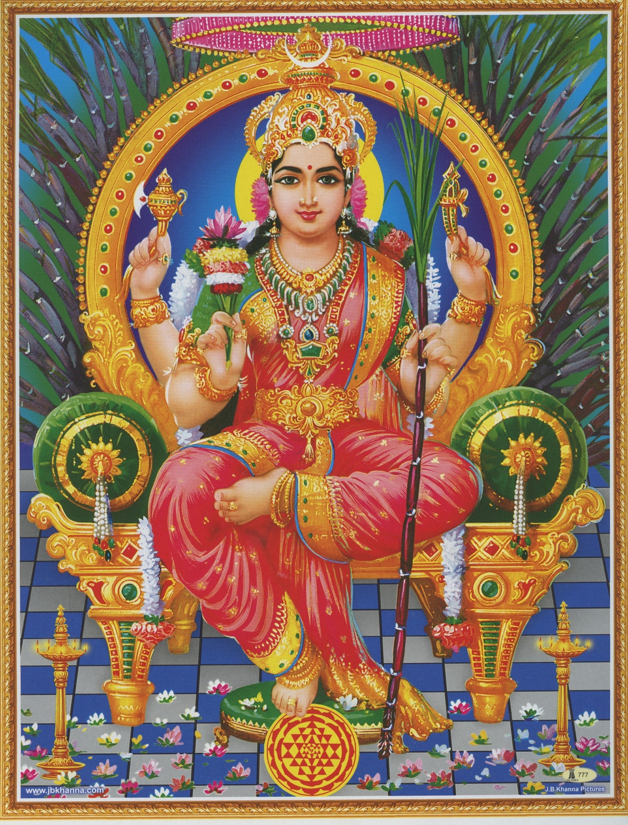 Goddess Lalitha Poster Picture Goddess Lalitha Poster Picture