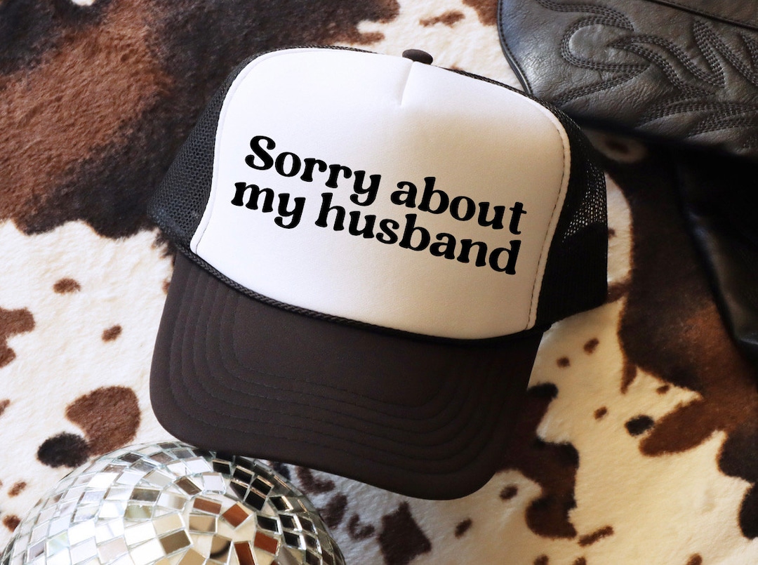 SORRY FOR WHAT I SAID TRUCKER HAT main image 0