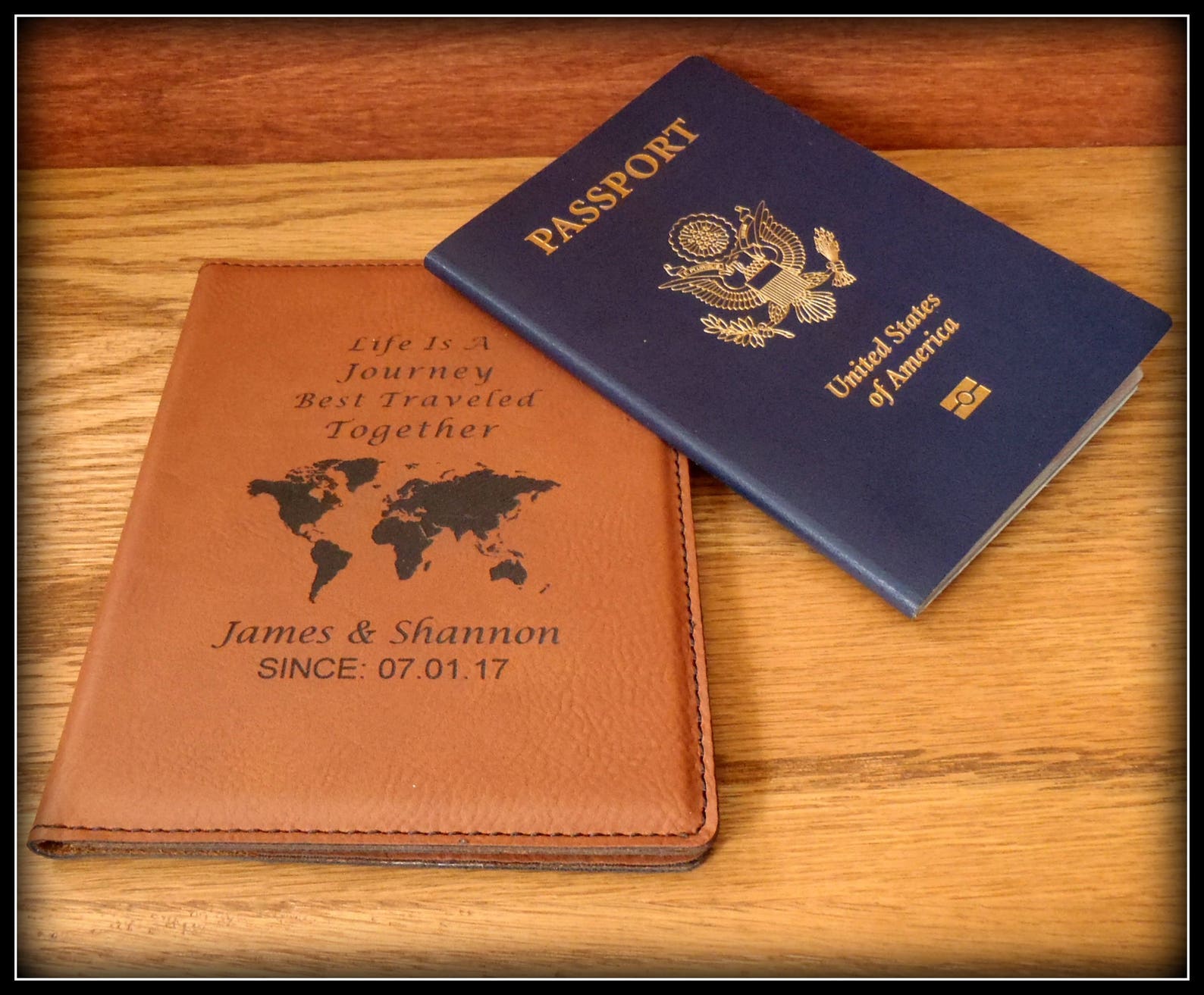 Personalized Passport Cover Leather Passport Holder Custom Etsy Canada
