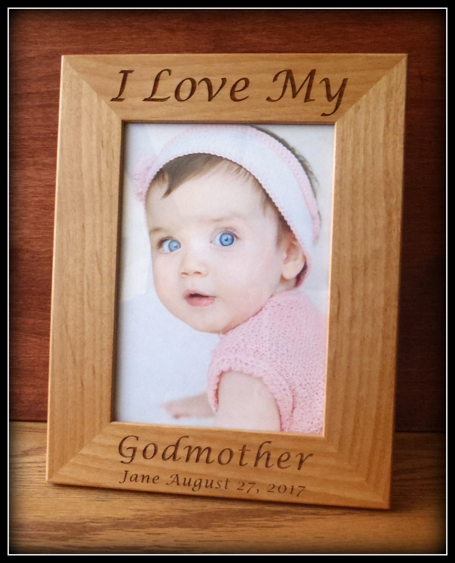 Baby Picture Frame Announcement Personalized Customized Etsy