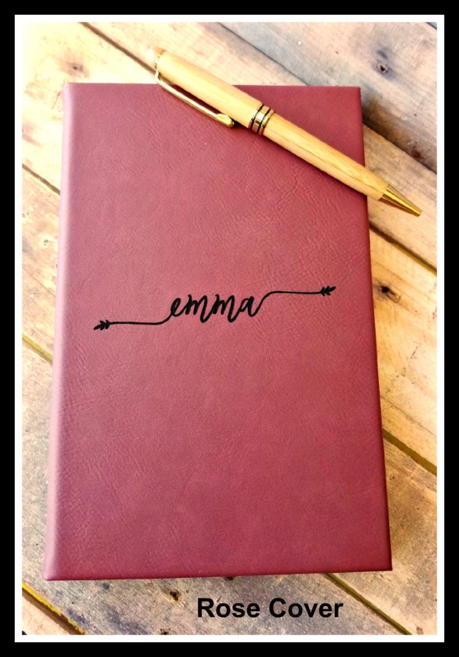 JOURNAL Personalized Leather Journal Engraved Journal Lined Etsy