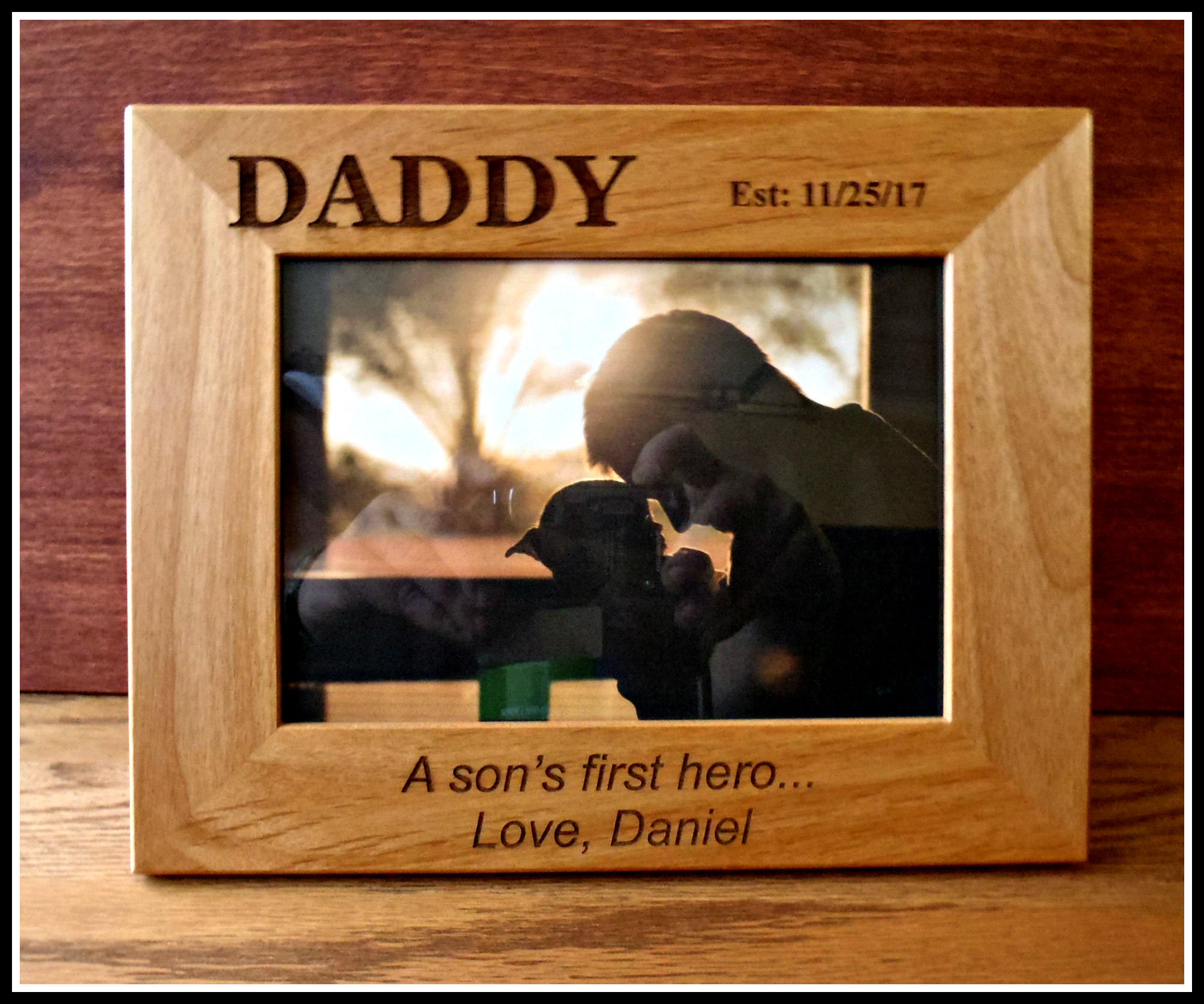 Father's Day Personalized Daddy Picture Frame A | Etsy
