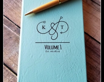 JOURNAL, Diary, Wedding Gift, Vow Book, Personalized Leather Journal, Writing Journal, Engraved, Lined Journal, Customized Gift, Travel book