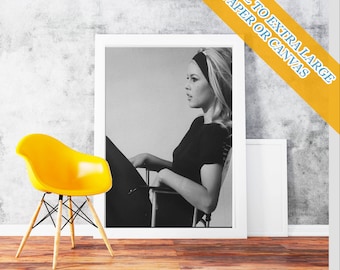 Brigitte Bardot - Classic Print Poster gerollt Wall Art Print POster gerollt - französische ehemalige Schauspielerin, Sängerin und Fotomodell Foto