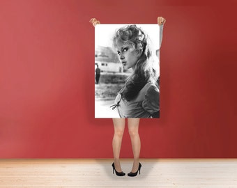 Brigitte Bardot - Classic Print Poster gerollt Wall Art Print POster gerollt - französische ehemalige Schauspielerin, Sängerin und Fotomodell Foto