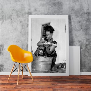 Elizabeth Taylor Dog Wall Print Hollywood&#39;s Golden Age Most Famous Film Stars Poster Rolled Photo