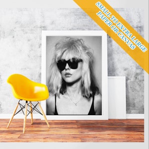 Blondie debbie harry - film Wall Art Print POster gerold katoen Matt Canvas Hollywood&#39;s Golden Age beroemde filmsterren foto