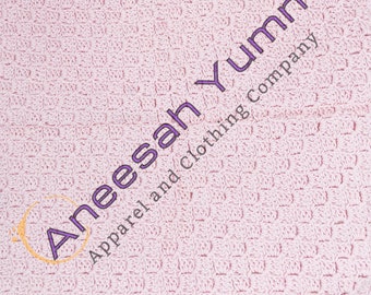 Baby Blanket Pink Crochet