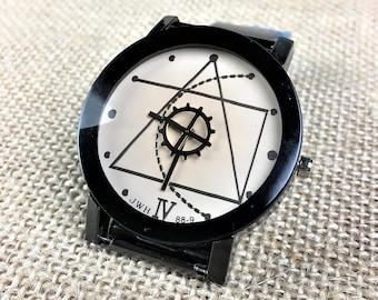 Uhr mit kostenlosen Gravur, für Männer, unisex Watchj, schwarze Uhr, Montre Uhrenmontre Hommerelojes Hombreuhr, Orologio Uhr