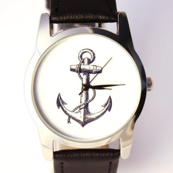 Watch anchor wristwatchmontre hommerelojes hombreuhr, orologio