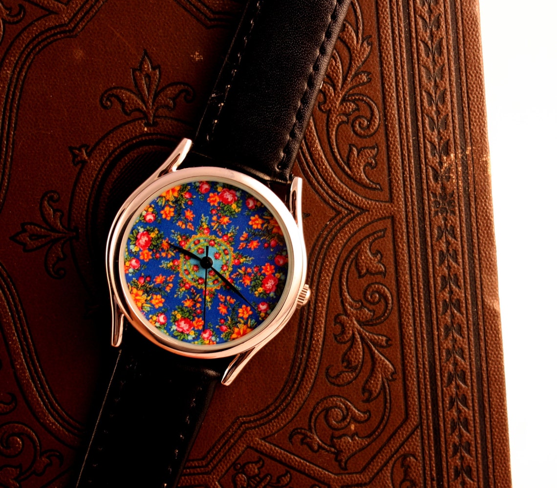 Watch Flowers Ladies Watch Gift Idea for Girlmontre Etsy