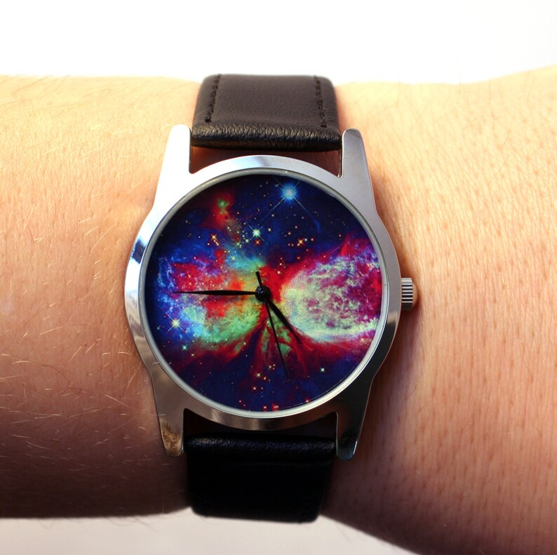Wrist Watch Nebula Hubble Space Photo Unisex Watch Women Etsy