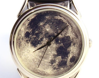Moon Space watch, outer spacemontre hommerelojes hombreuhr, orologio