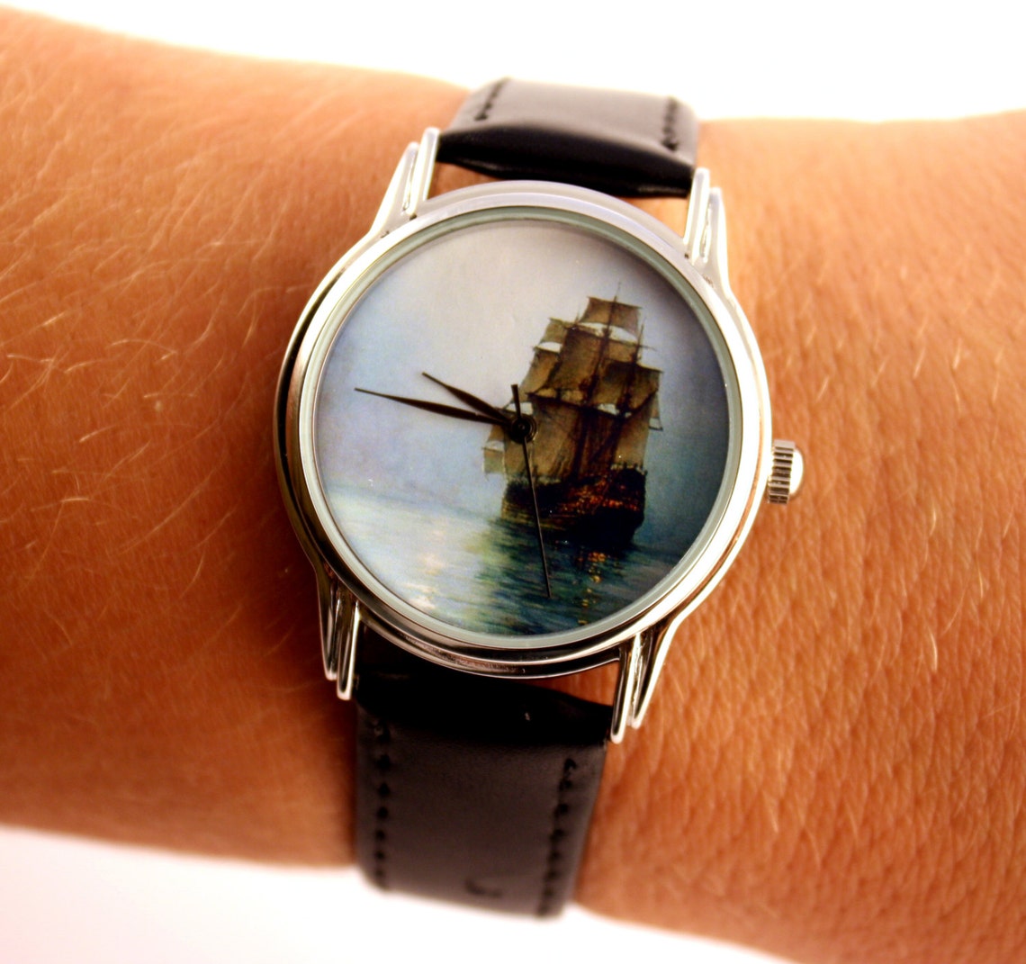 Montre voile de navire montre pour homme femme montre Etsy France