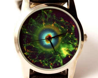 Wrist watch Nebula Hubble space photo, unisex watch, women watch, men wrist watchmontre hommerelojes hombreuhr, orologio