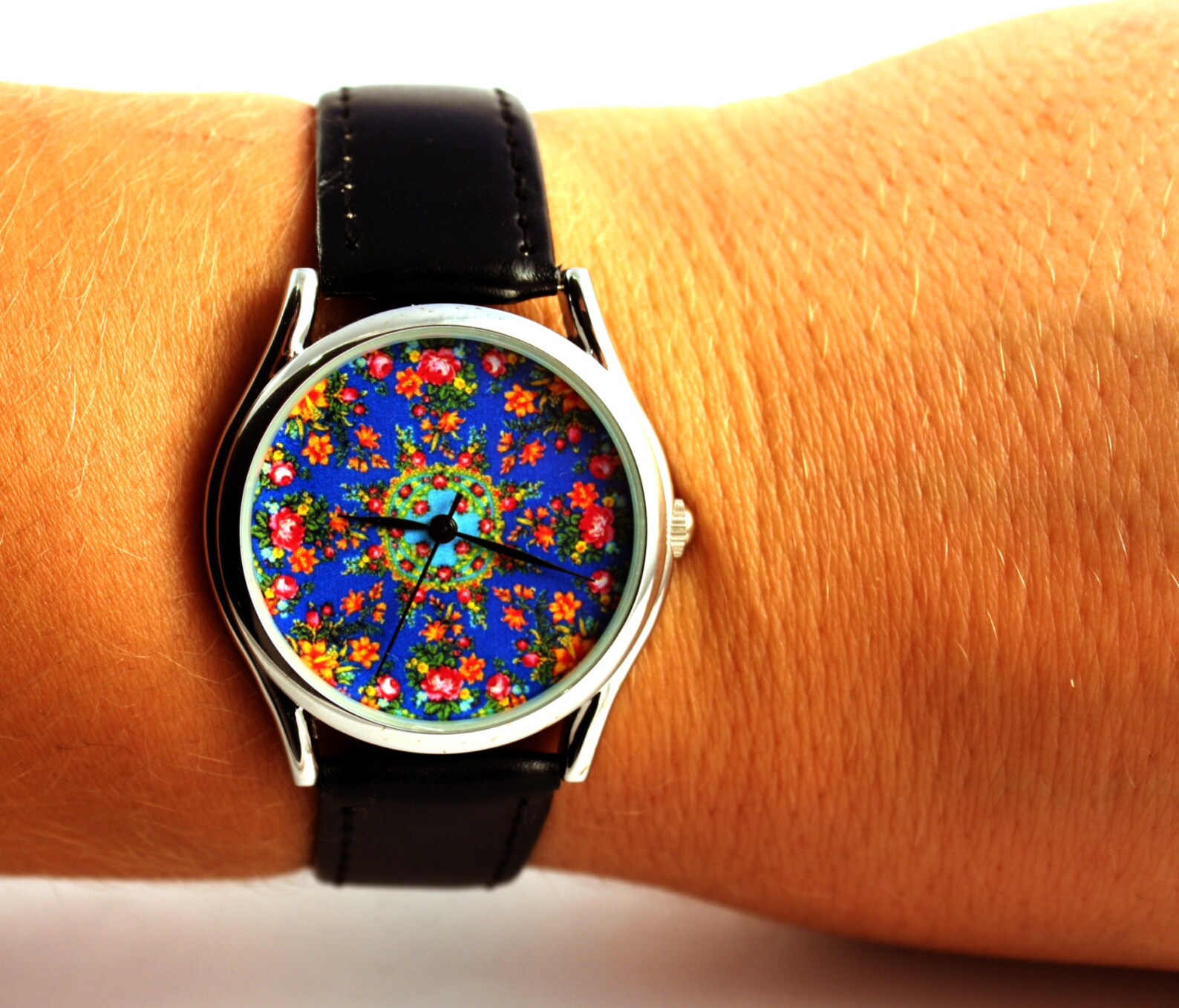Watch Flowers Ladies Watch Gift Idea for Girlmontre Etsy