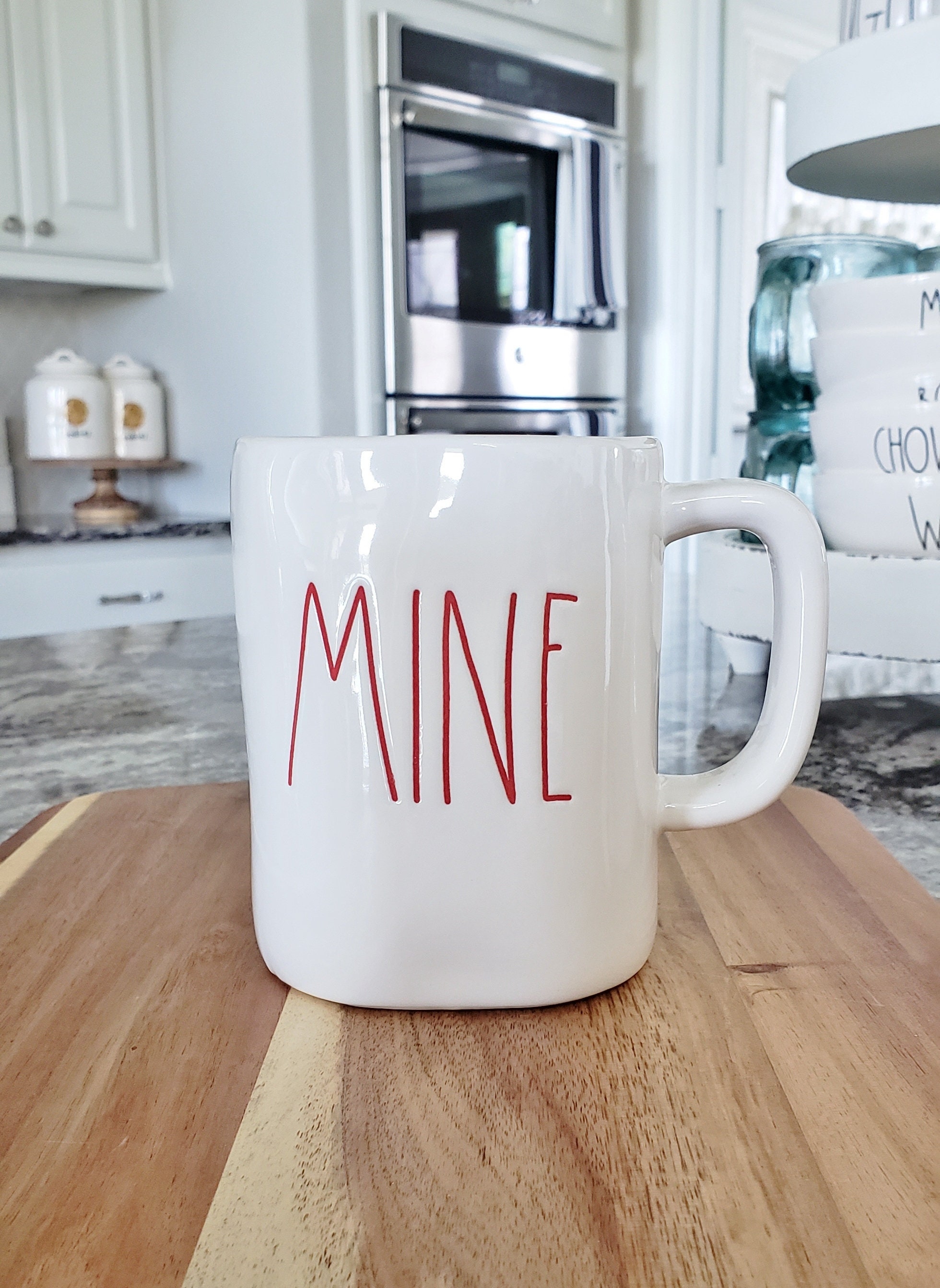 Rae Dunn Large Letter Mine Coffee Mug