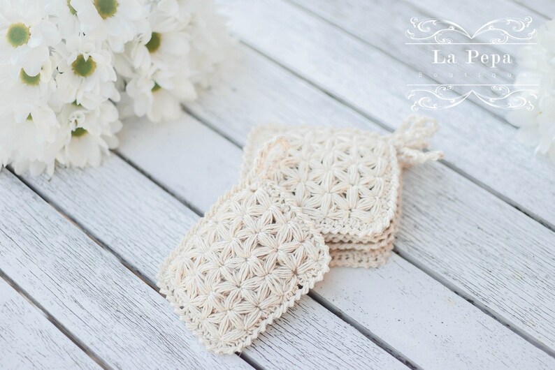 Eco Chic | Zero Waste Hemp Dishcloth | Reusable Hemp Sponge | Crochet Kitchen Dishcloth | Eco Cleaning image 2