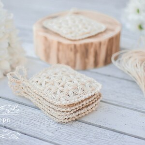 Eco Chic | Zero Waste Hemp Dishcloth | Reusable Hemp Sponge | Crochet Kitchen Dishcloth | Eco Cleaning image 7