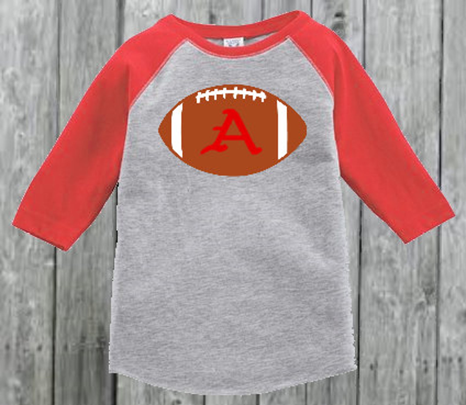 Razorback Football Raglan for Toddler Boy Etsy