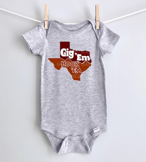 Explore the Road Texas Baseball Baby Onesie Explore the Road Texas Baseball Baby Onesie