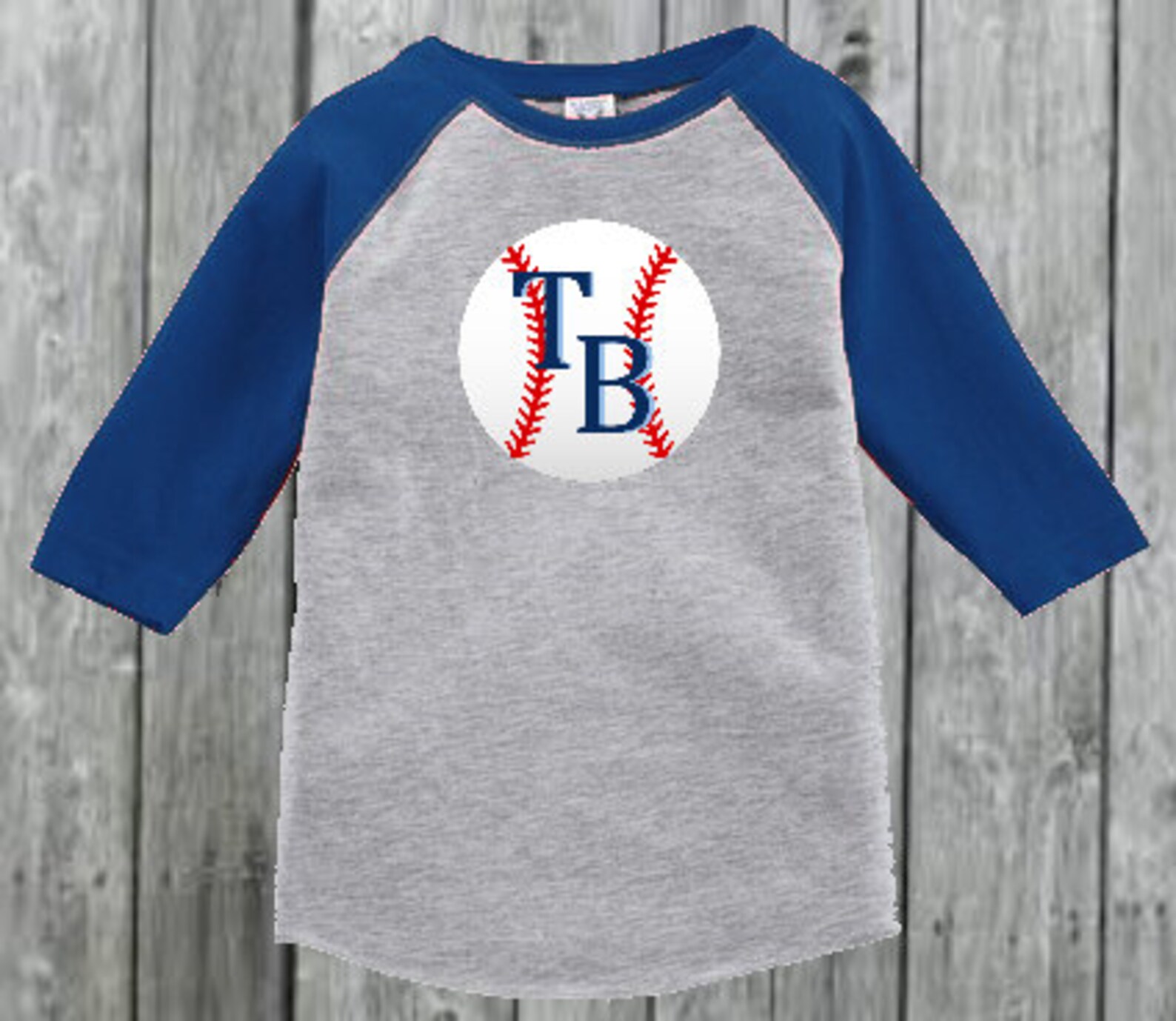 Tampa Bay Rays Inspired Baseball Tee for Toddler Etsy