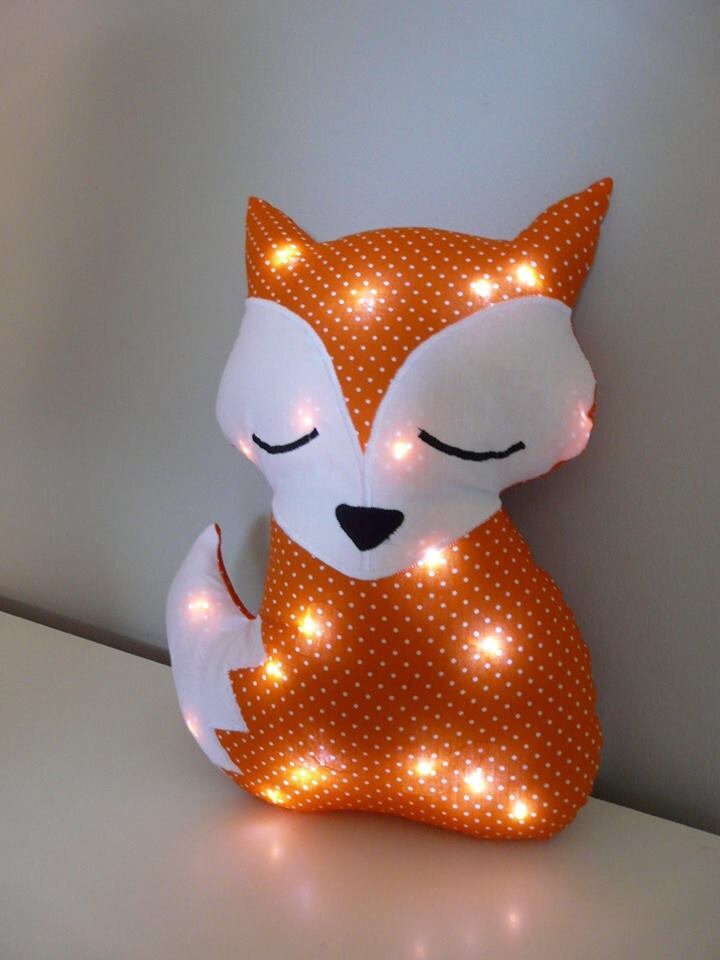 Coussin Veilleuse Renard