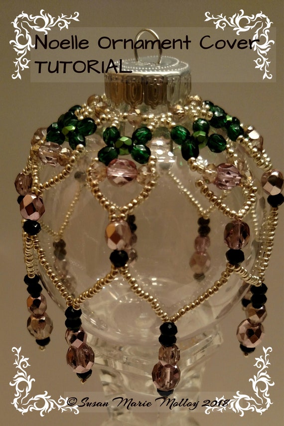 TUTORIAL Noelle Beaded Christmas Ornament Cover Retro Etsy image 0 - TUTORIAL Noelle Beaded Christmas Ornament Cover Retro Etsy