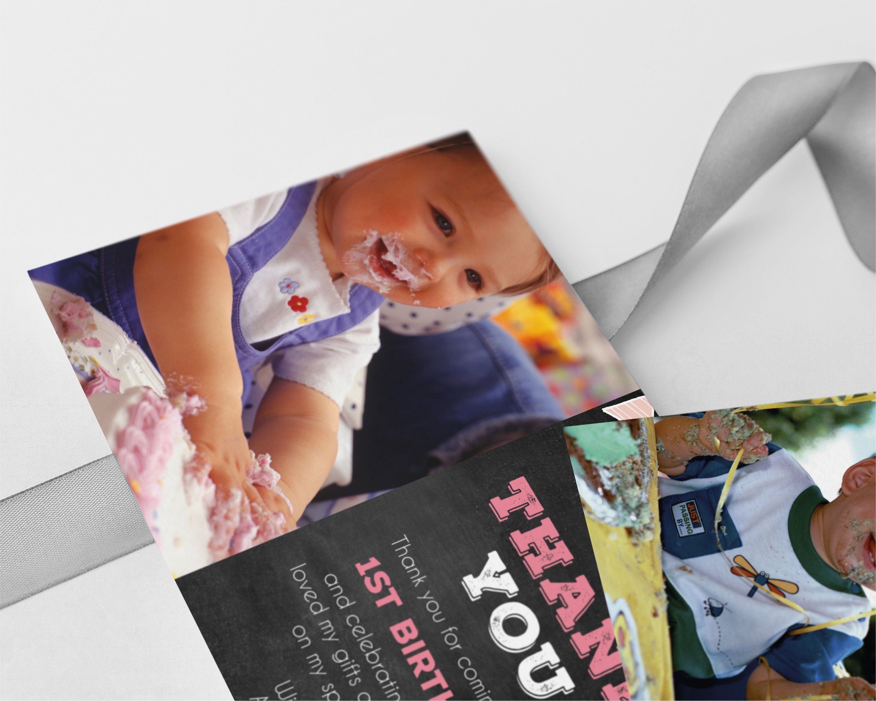 Birthday Thank You Card, Editable Template Instant Download 5 X 7 Kids ...