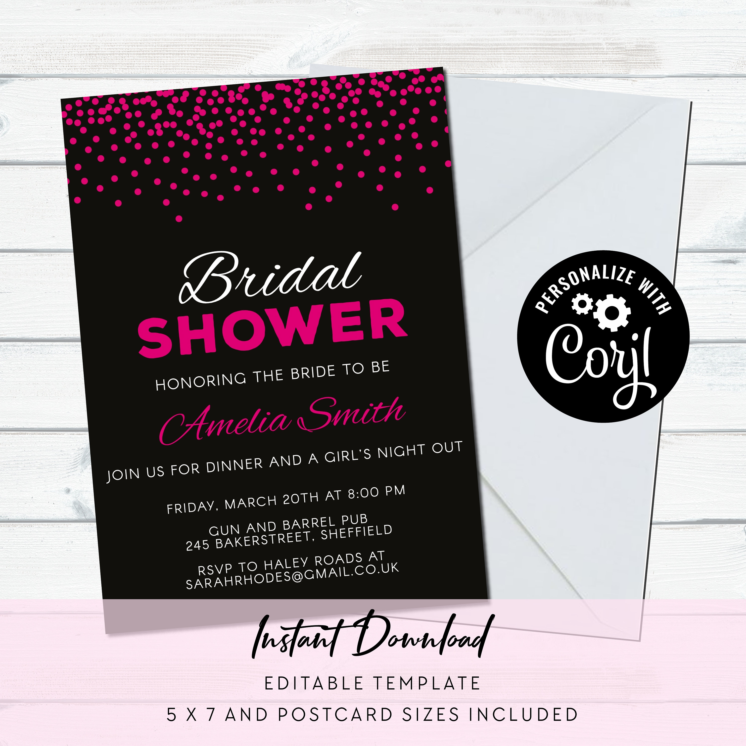 Bridal Shower Invitation Hen Party Hen do Invitation Etsy Bridal Shower Invitation Hen Party Hen do Invitation Etsy