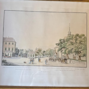 Antike Druckgrafik, Wien, Schönbrunn Garten, Hietzing, K&K, Artaria Verlag, Österreich
